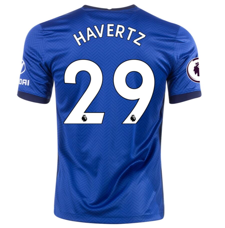 Chelsea Home Kit Soccer Jersey KAI HAVERTZ #29 2020/21